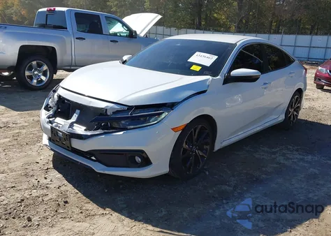 2020 Honda Civic Sport z USA, uszkodzony, nr VIN 2HGFC2F88LH557332